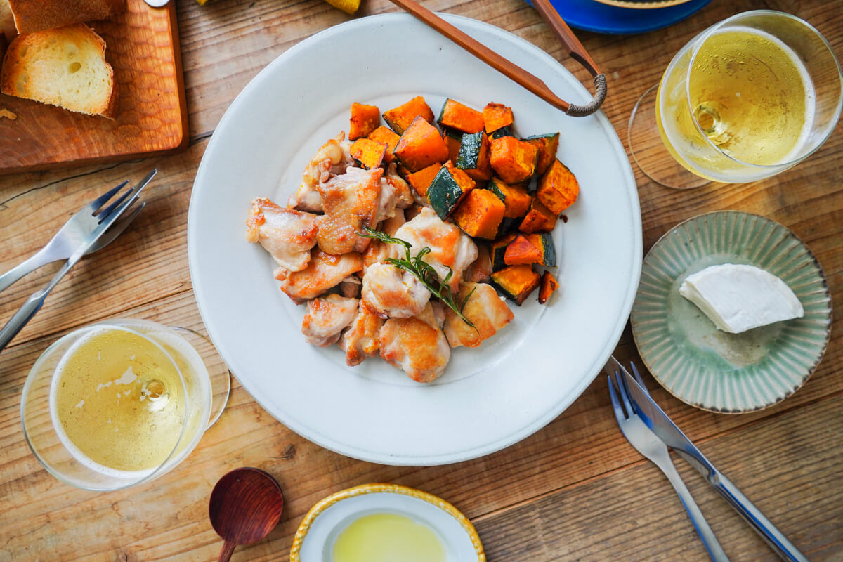 65 ハロウィン 鶏ももコンフィとかぼちゃ Boniq ボニーク 公式低温調理レシピサイト