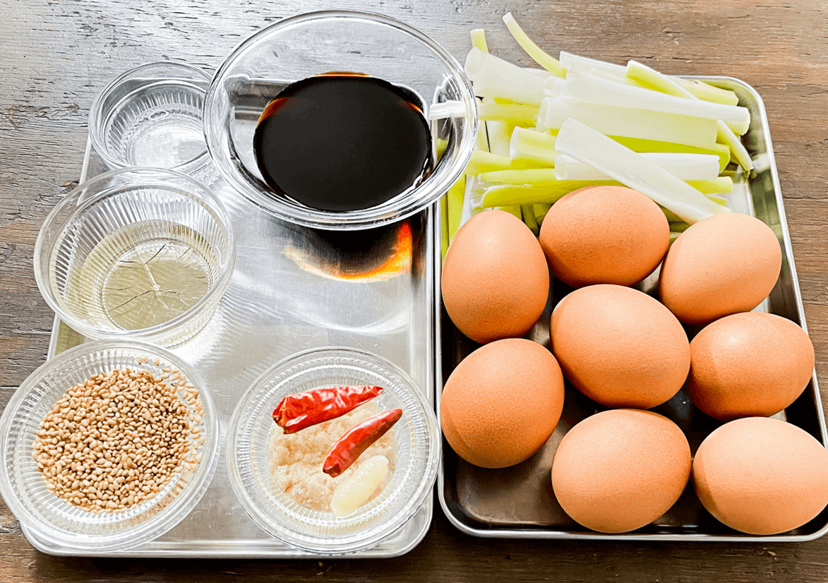 95 やみつき 超半熟 韓国風味付け煮卵 Boniq ボニーク 公式低温調理レシピサイト